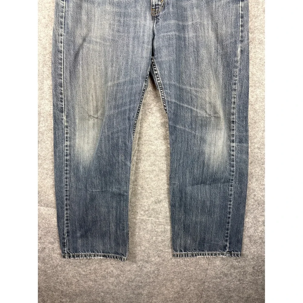 Levis 569 Loose‎ Straight Jeans Mens 36x30 Blue Denim Medium Wash 00569-0201